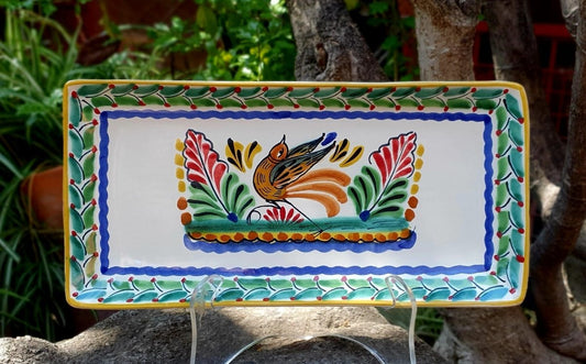 Bird Rectangular Plate / Tray MultiColorsTrayGorky Gonzalez Store230330 - 11