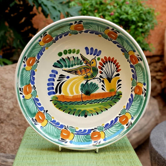 Bird Serving / Decorative Deep Round Platters MultiColorsPlatterGorky Gonzalez Store230518 - 04