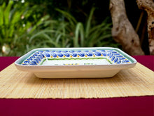 Longhorn Rectangular Bowl 11 x 7.9 in MultiColor