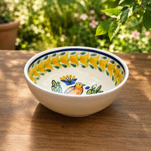 Tazón de sopa/cereal de flores 16.9 Oz Multicolor