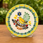 Bird Canarie Bread Plate / Tapa Plate 6.3" D MultiColors