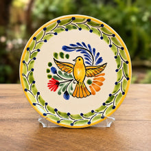 Bird Canarie Bread Plate / Tapa Plate 6.3" D MultiColors