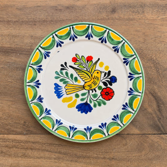 Bird Canarie Plate MultiColors - Model C