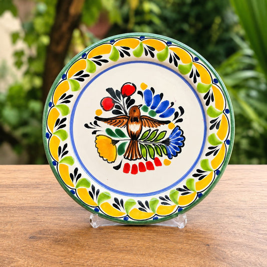 Bird Canarie Plate MultiColors - Model D