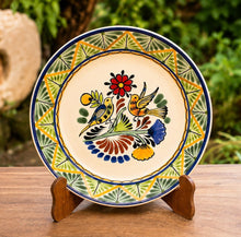 Bird Canaries Decorative / Serving Deep Round Platters MultiColors -Set of 2