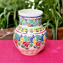 Flower Vase Ribbed MultiColors