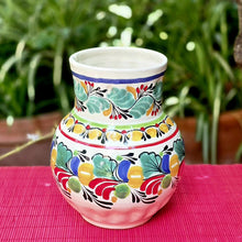 Flower Vase Ribbed MultiColors