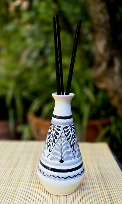 Ceramics Vase 4.9" H for Scented Sticks Set of 3 pieces