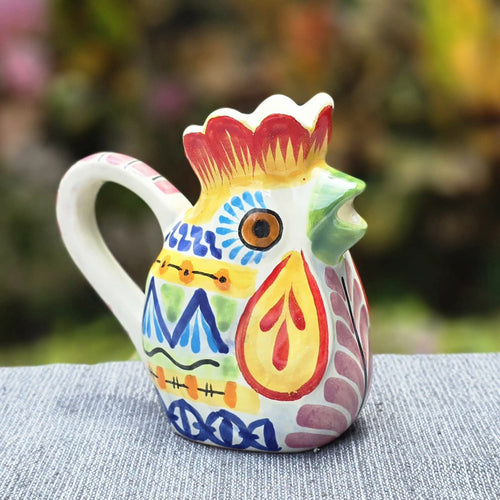 Rooster Creamer Pitcher 10 Oz Happy Borders