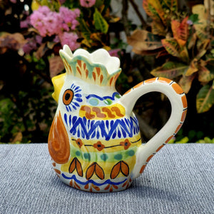 Rooster Creamer Pitcher 10 Oz Happy Borders