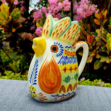 Rooster Water Pitcher 10" Height 54 Oz Happy Borders