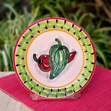 Chiles and Peppers Plate MultiColors