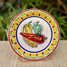Chiles and Peppers Plate MultiColors