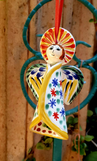 Adorno Figura 3D de Ángel Grande 4.9" H MultiColors 