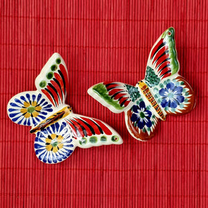 Ornament Butterfly Set of 2 MultiColors