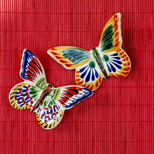 Ornament Butterfly Set of 2 MultiColors