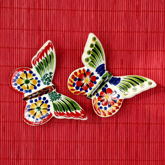 Ornament Butterfly Set of 2 MultiColors