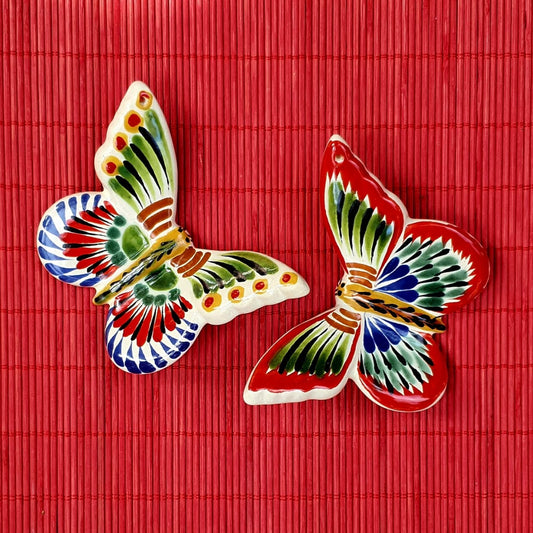 Ornament Butterfly Set of 2 MultiColors