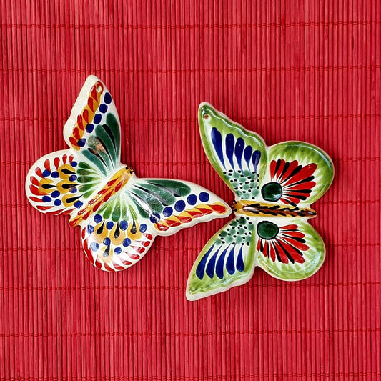Ornament Butterfly Set of 2 MultiColors
