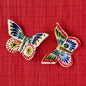 Ornament Butterfly Set of 2 MultiColors