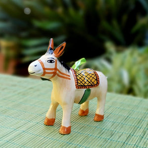 Ornament Large Donkey 3D figure 4.3 in H MultiColors