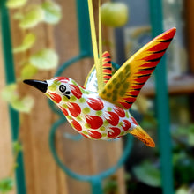 Ornament Hummingbird 3D Figure 3.9" H MultiColors