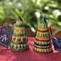 Ornament Christmas Tree 3D figure Set of 2 MultiColors