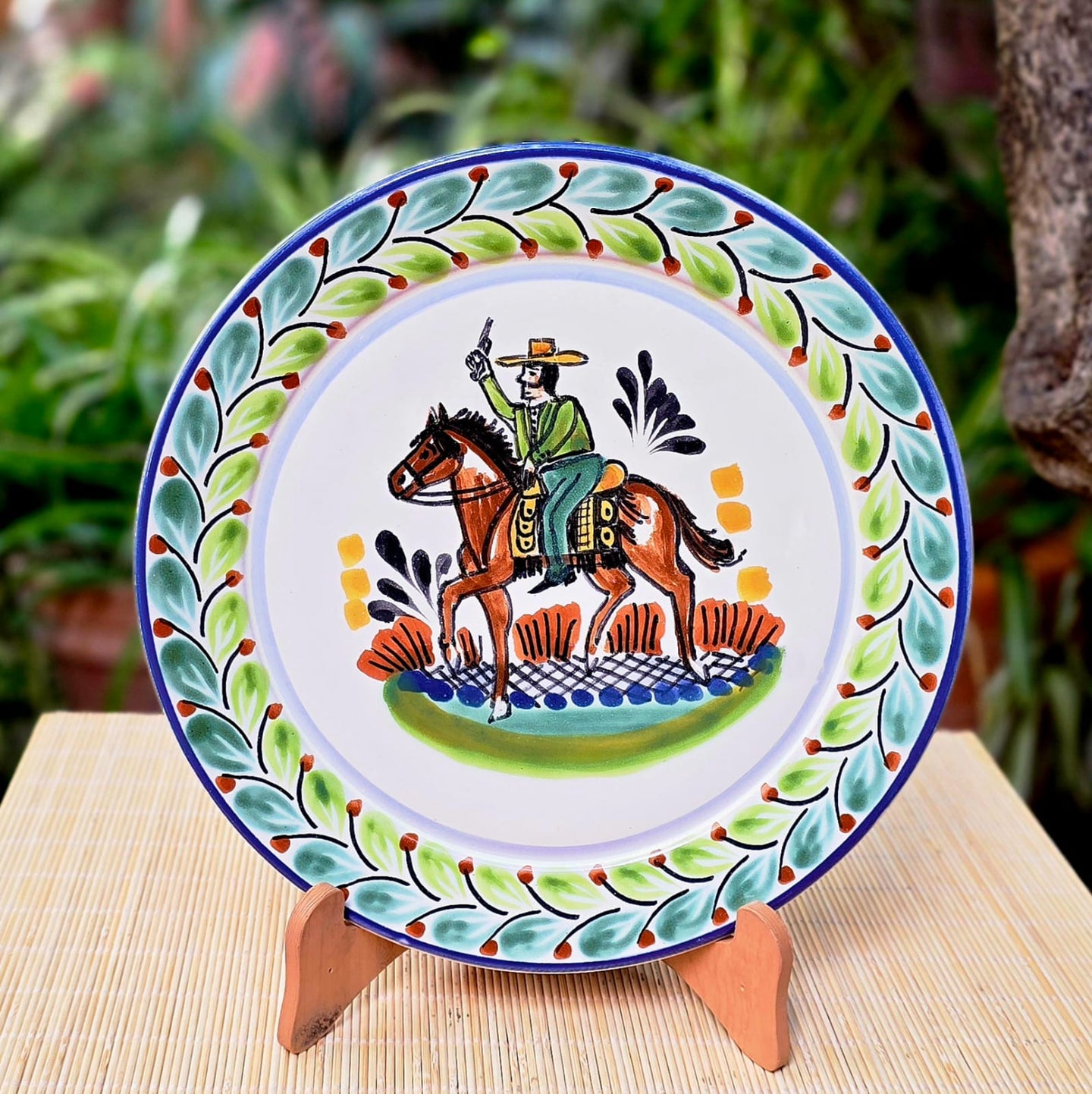 Cowboy Rodeo Plate MultiColors