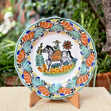 CowGirl Rodeo Flower Shape Plate MultiColors