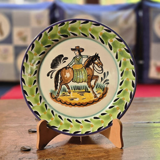 CowGirl Rodeo Plate MultiColors