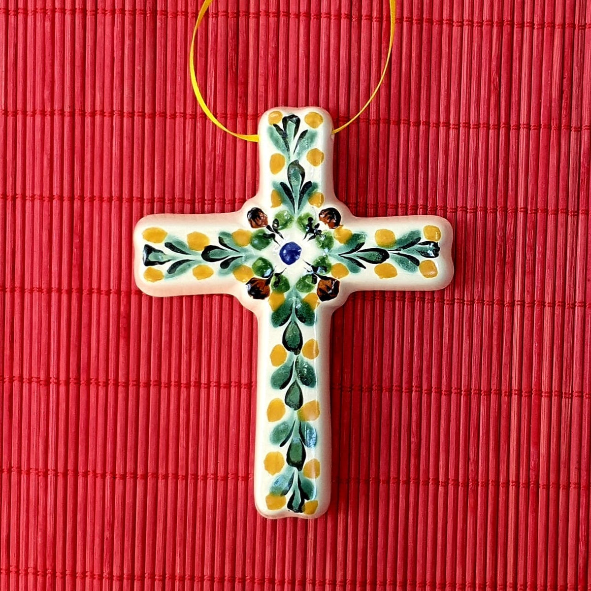 Ornament Cross Set of 3 MultiColors