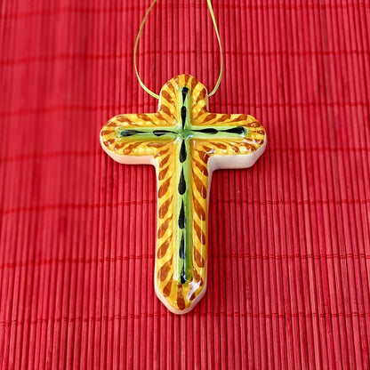 Ornament Cross Set of 3 MultiColors