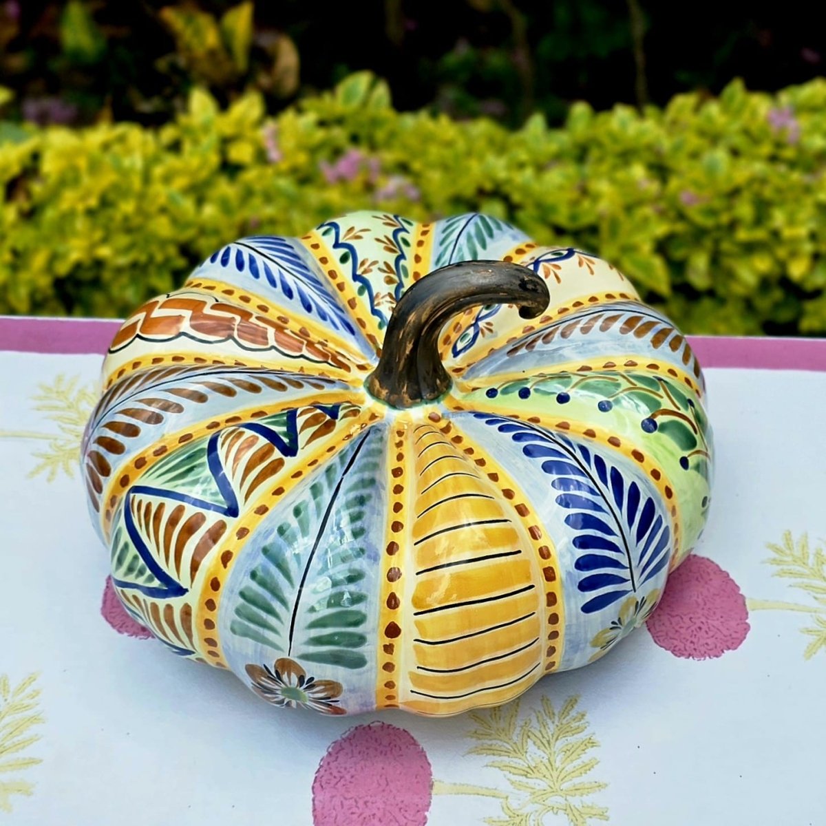 Decorative Ceramics Pumpkin halloween decor handcrafts gto mexico