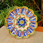 Deviled Eggs / Snack Plate Flower Shape 10" D MultiColors