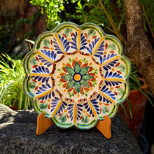 Deviled Eggs / Snack Plate Flower Shape 10" D MultiColors
