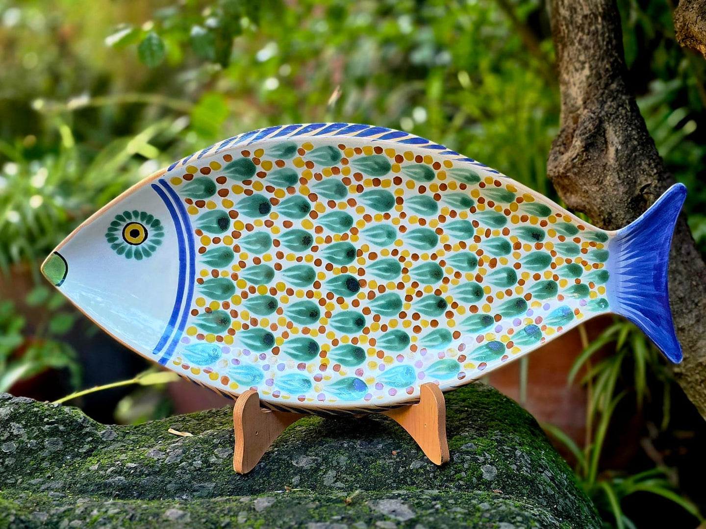 Fish Snack Plate MultiColors - D