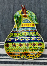 Flat Pear Snack Plate 11x8 in Happy BordersSnack DishGorky Gonzalez Store240802 - 04