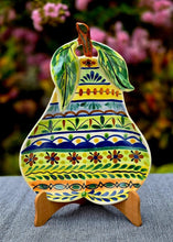 Flat Pear Snack Plate 11x8 in Happy BordersSnack DishGorky Gonzalez Store240802 - 04