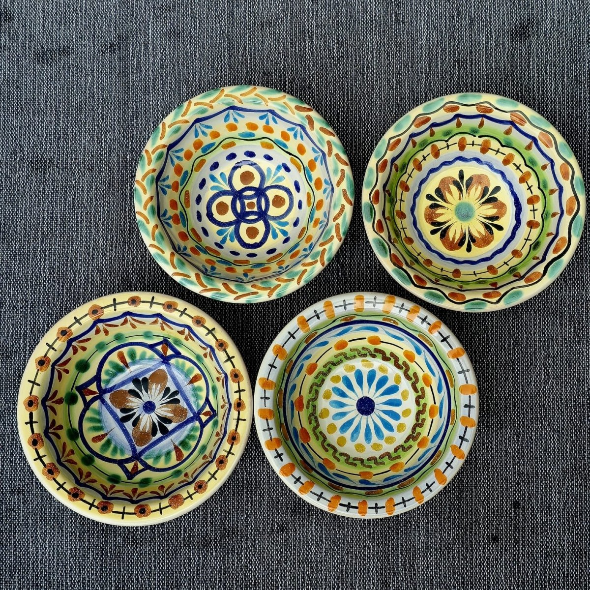 Flowers Olives Bowl 4.7 in D Set of 4 Happy BordersBowlGorky Gonzalez Store240830 - 05