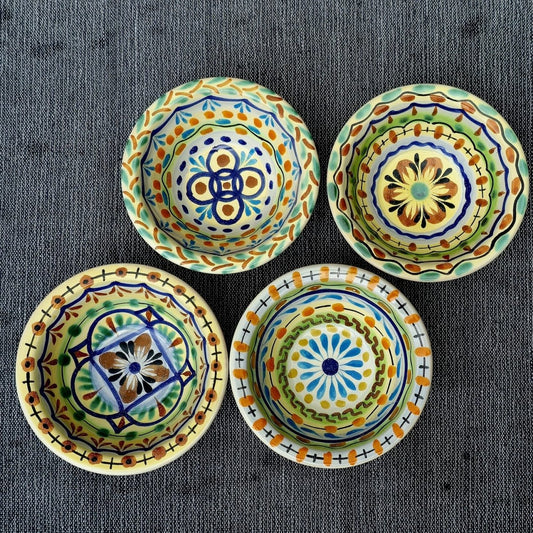 Flowers Olives Bowl 4.7 in D Set of 4 Happy BordersBowlGorky Gonzalez Store240830 - 05