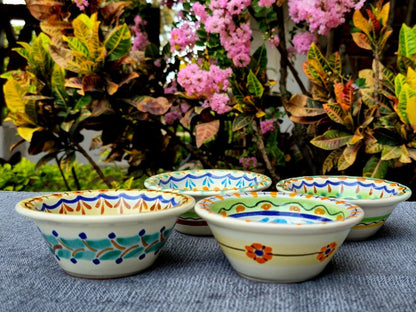 Flowers Olives Bowl 4.7 in D Set of 4 Happy BordersBowlGorky Gonzalez Store240830 - 05