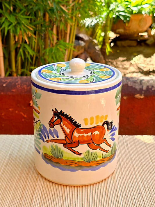 Horse Cookie Jar - Ice Bucket Multicolors