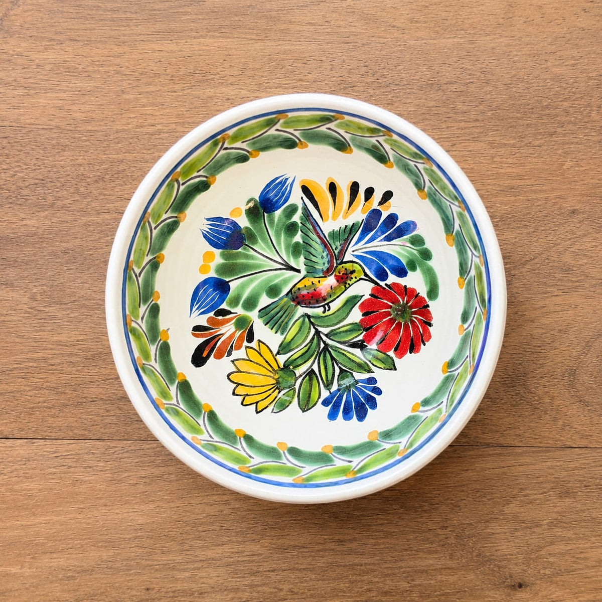 Bird HummingBird Cereal/Soup Bowl 16.9 Oz Multicolor
