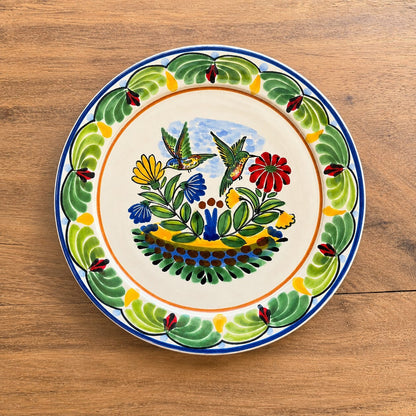 Bird HummingBird Plate MultiColors