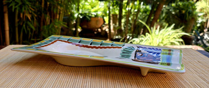 Longhorn Rectangular Spoon Rest 10.6 x 5.2 in - MultiColors