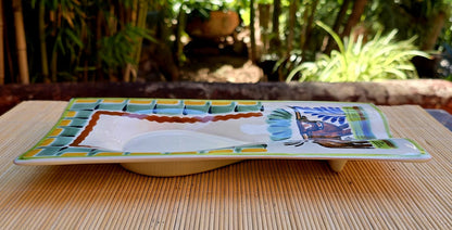 Longhorn Rectangular Spoon Rest 10.6 x 5.2 in - MultiColors