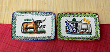 LongHorn Mini Rectangular Tray 3.9 X 5.5" Set of 2(Pieces) Multicolors - A