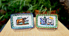 LongHorn Mini Rectangular Tray 3.9 X 5.5" Set of 2(Pieces) Multicolors - A