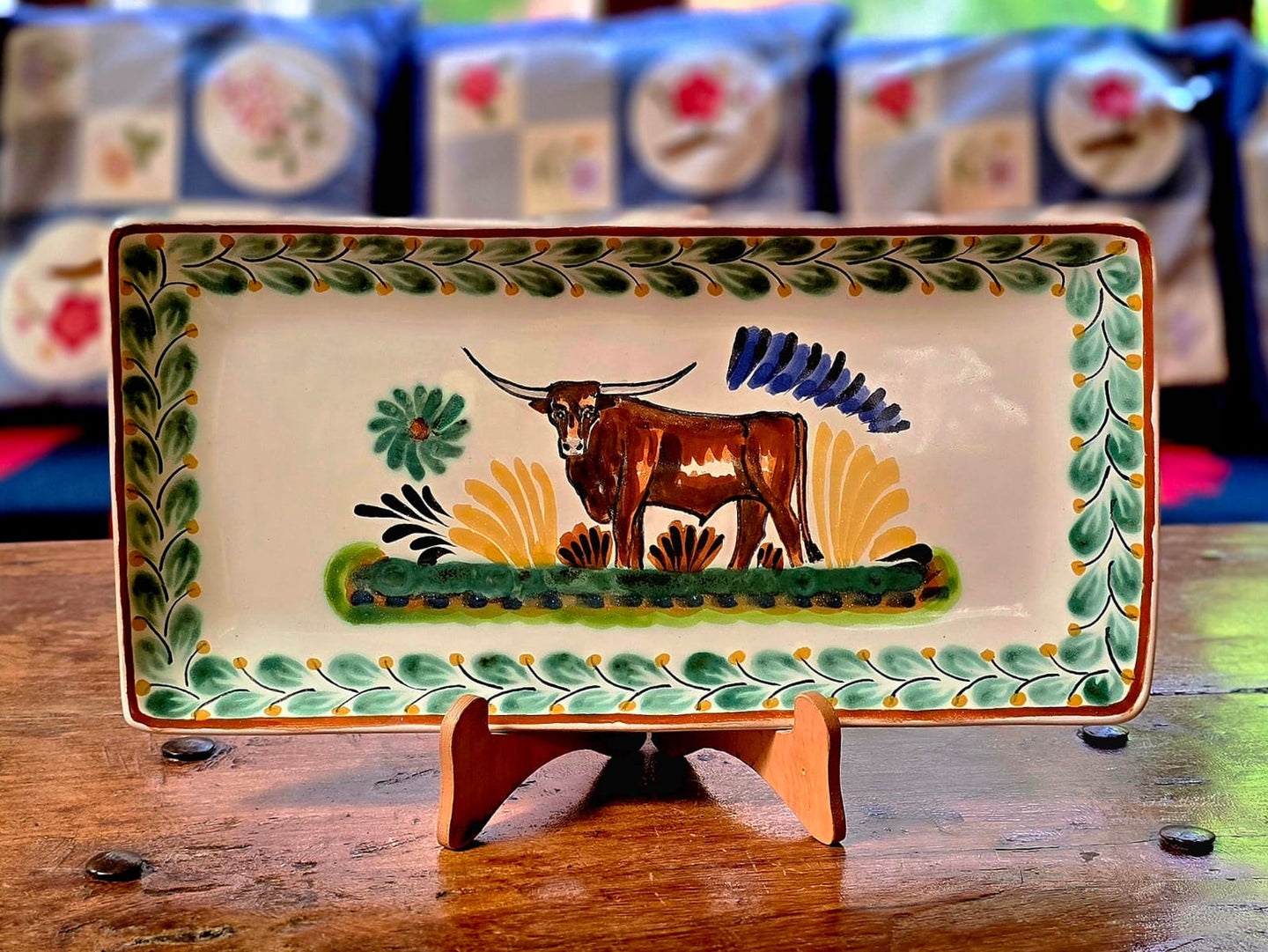 LongHorn Rectangular Plate / Tray MultiColors