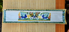 Love Birds Canoe Snack Dish 17.7 in L MultiColors - B